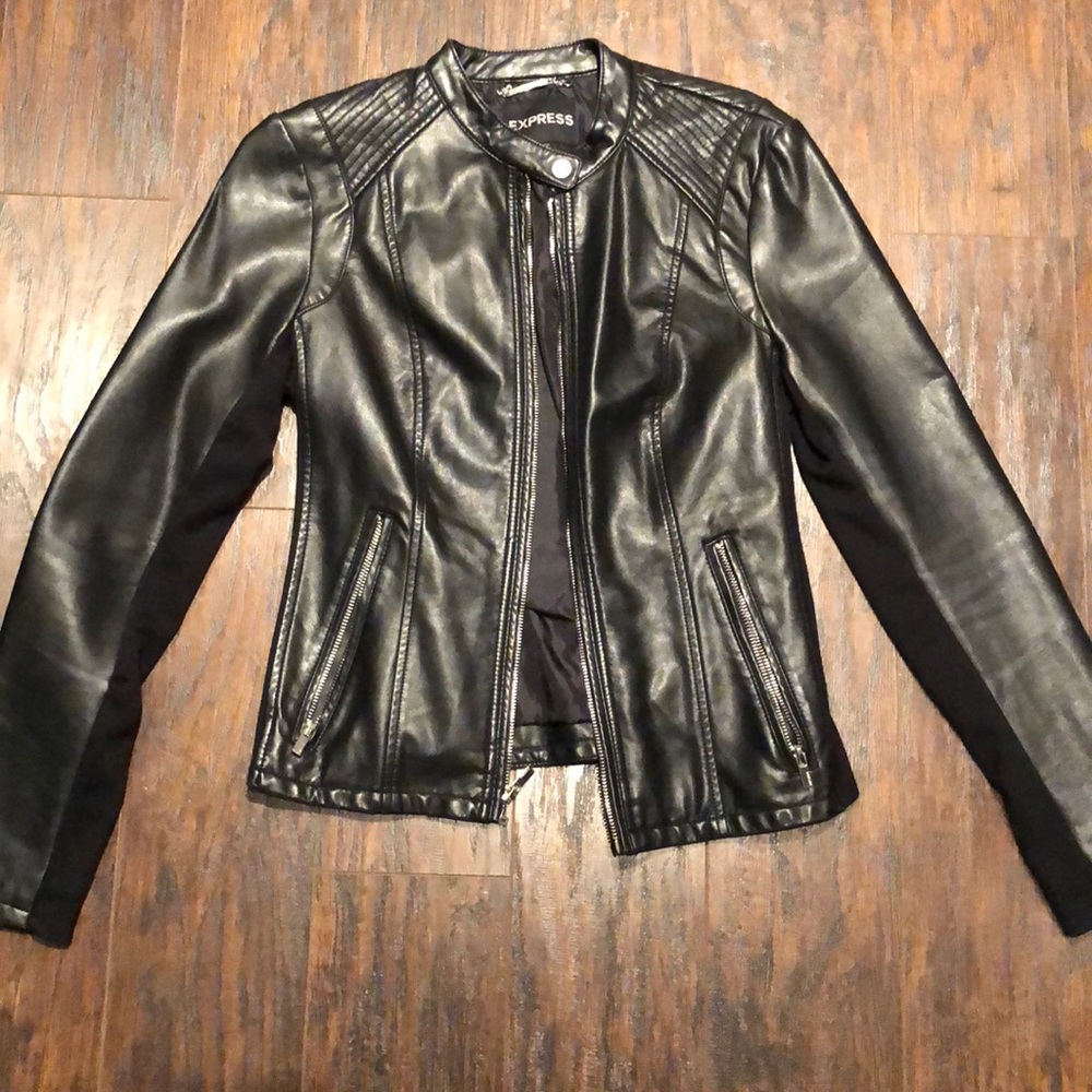 Leather jacket